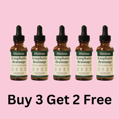 Hinium Lymphatic Drainage Drops - Daily Body Wellness and Relief